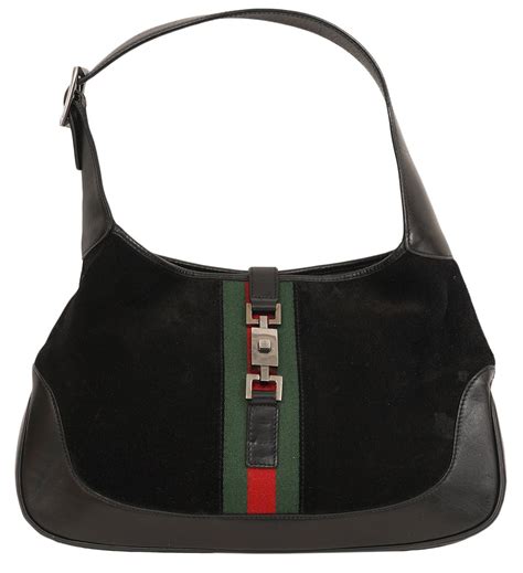 vintage gucci suede shoulder bag|old style vintage Gucci bag.